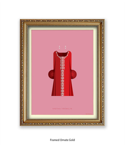 Aretha Franklyn Fred Birchal Art Print