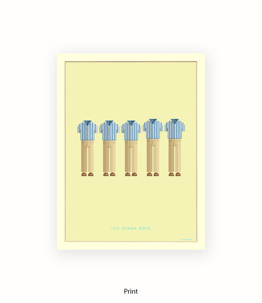Beach Boys Fred Birchal Art Print