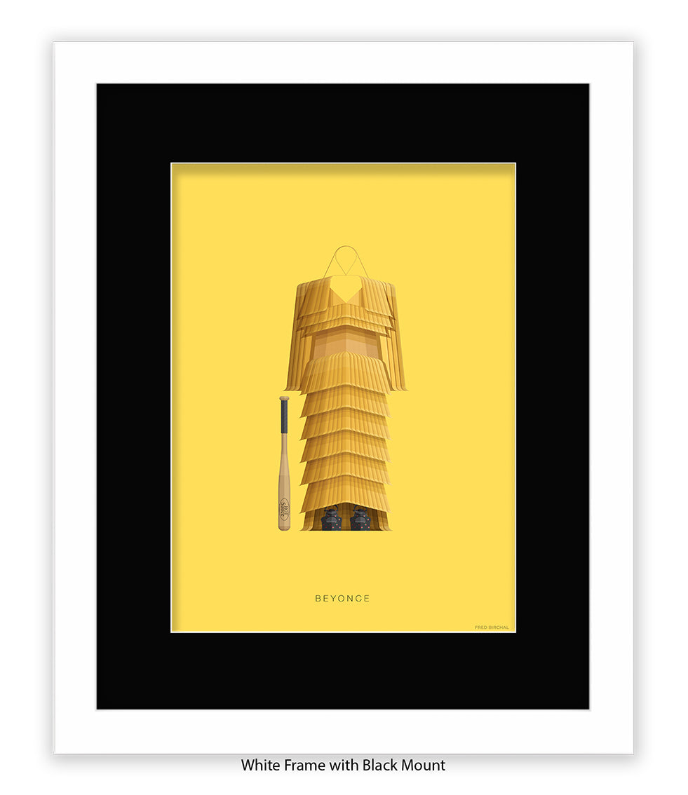 Beyonce Fred Birchal Art Print