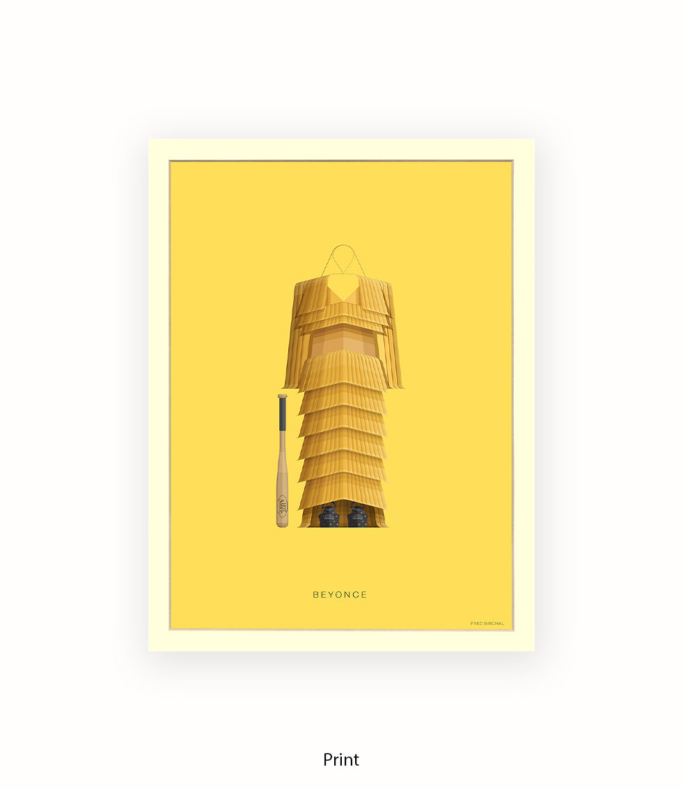 Beyonce Fred Birchal Art Print
