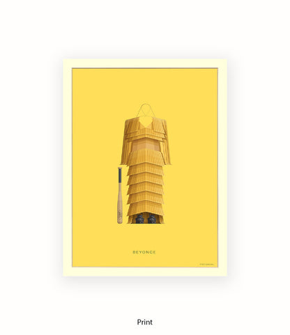 Beyonce Fred Birchal Art Print
