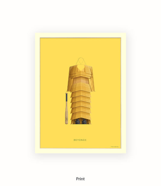 Beyonce Fred Birchal Art Print