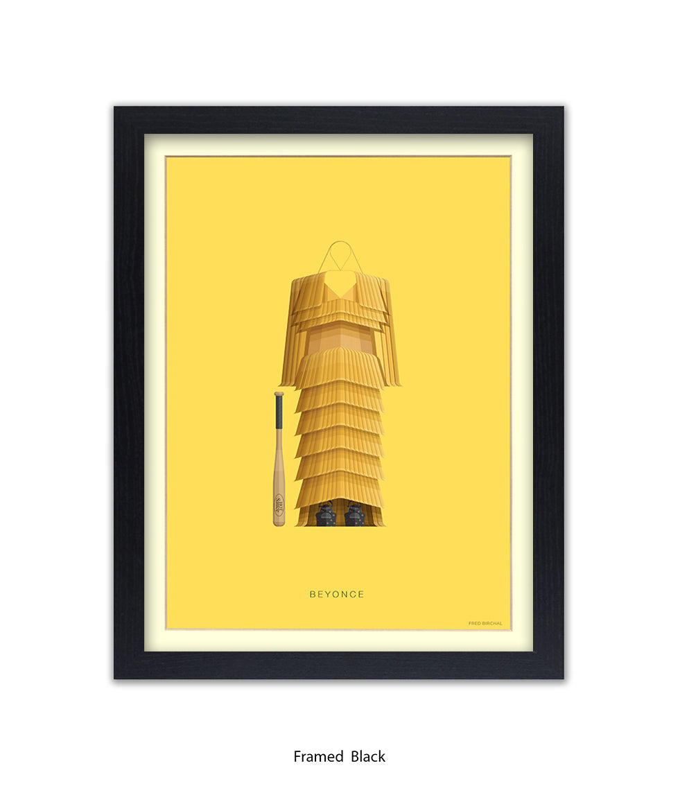 Beyonce Fred Birchal Art Print