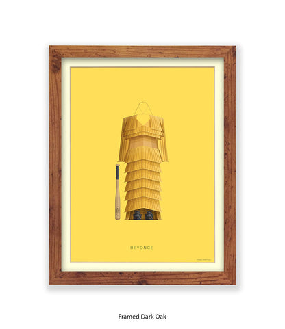 Beyonce Fred Birchal Art Print