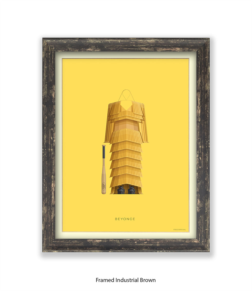 Beyonce Fred Birchal Art Print