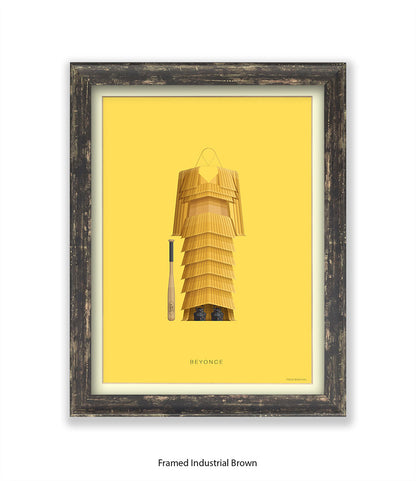 Beyonce Fred Birchal Art Print