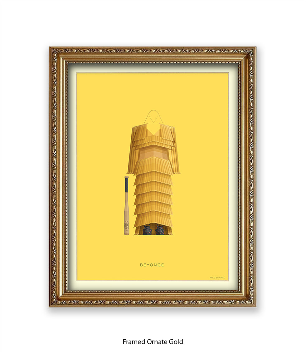 Beyonce Fred Birchal Art Print