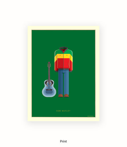 Bob Marley Fred Birchal Art Print
