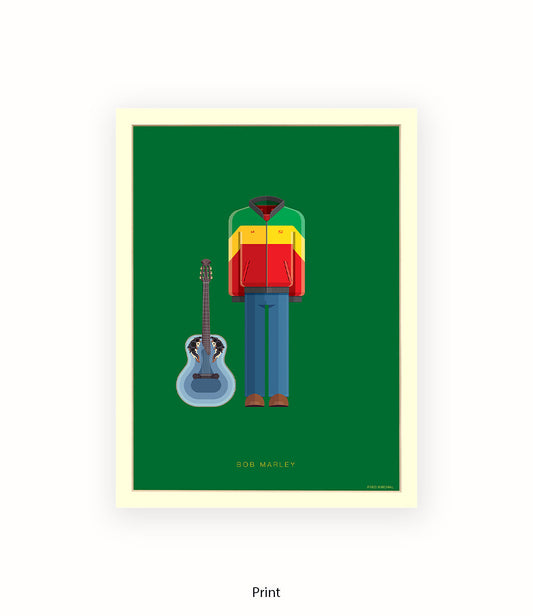 Bob Marley Fred Birchal Art Print