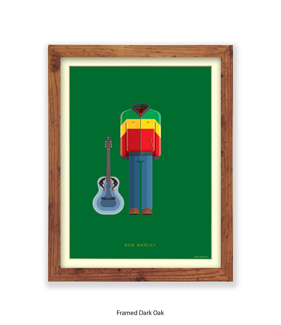 Bob Marley Fred Birchal Art Print
