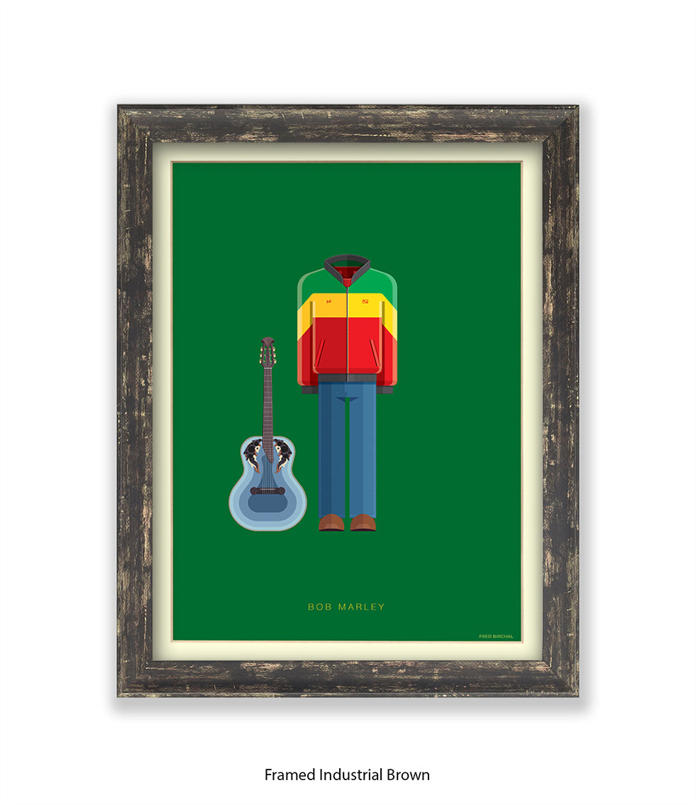Bob Marley Fred Birchal Art Print