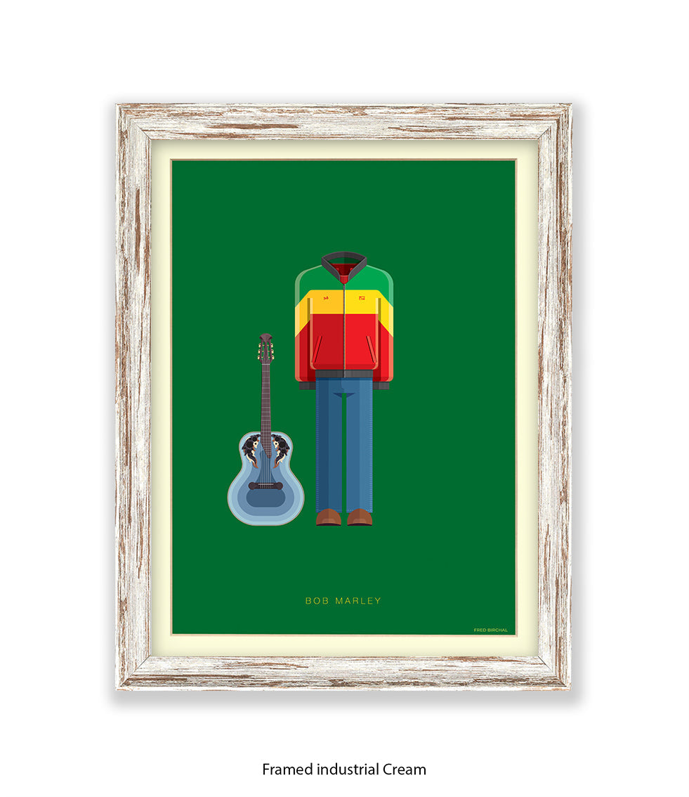 Bob Marley Fred Birchal Art Print