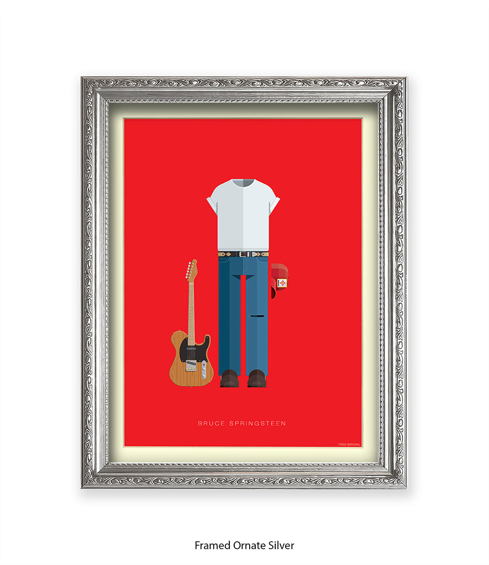 Bruce Springsteen Fred Birchal Art Print