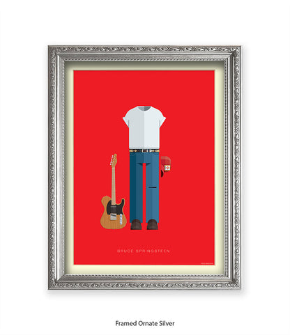 Bruce Springsteen Fred Birchal Art Print