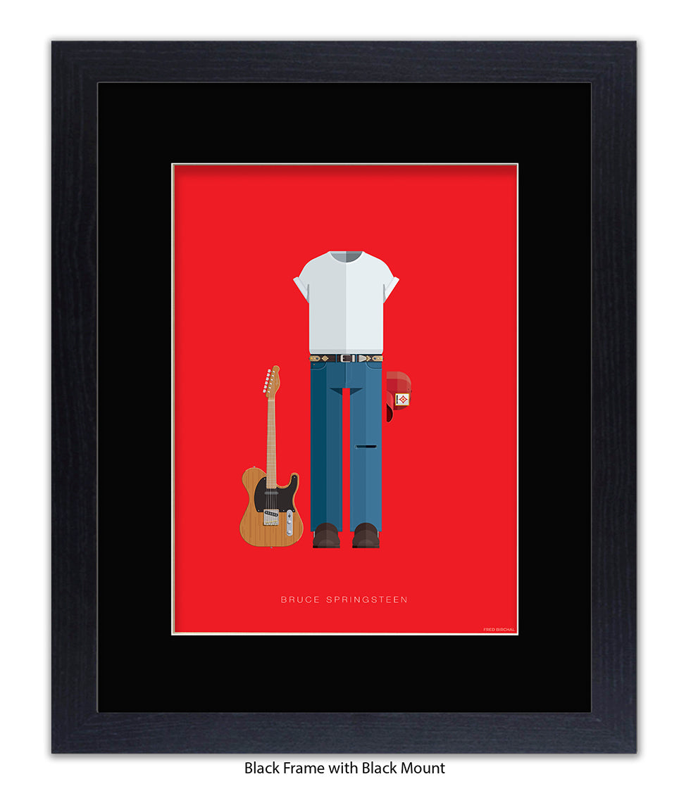 Bruce Springsteen Fred Birchal Art Print