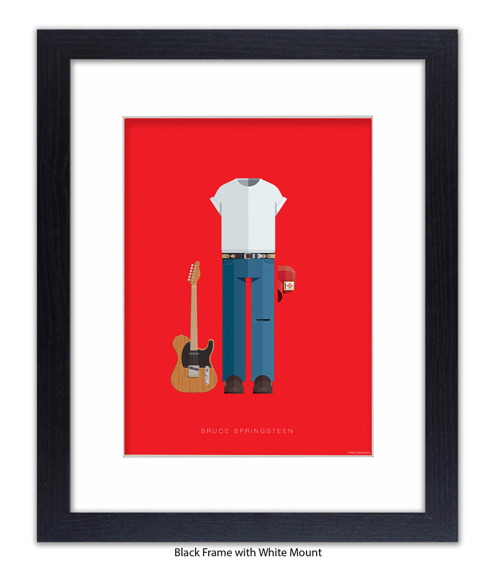 Bruce Springsteen Fred Birchal Art Print