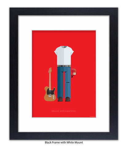 Bruce Springsteen Fred Birchal Art Print