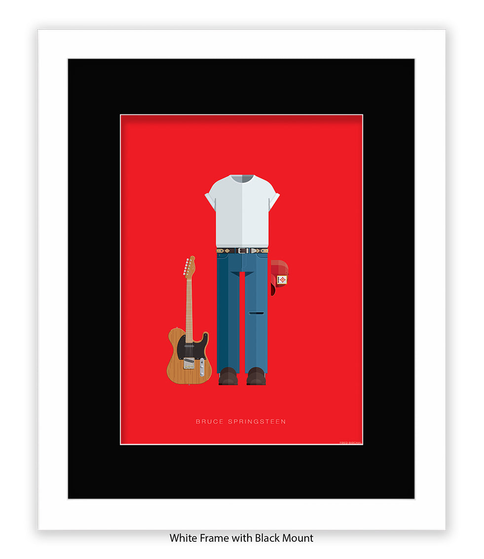 Bruce Springsteen Fred Birchal Art Print