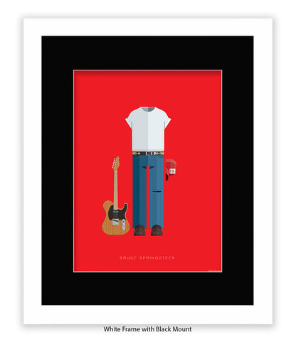 Bruce Springsteen Fred Birchal Art Print