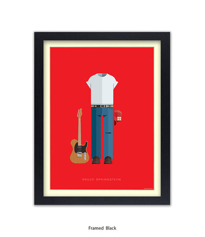 Bruce Springsteen Fred Birchal Art Print