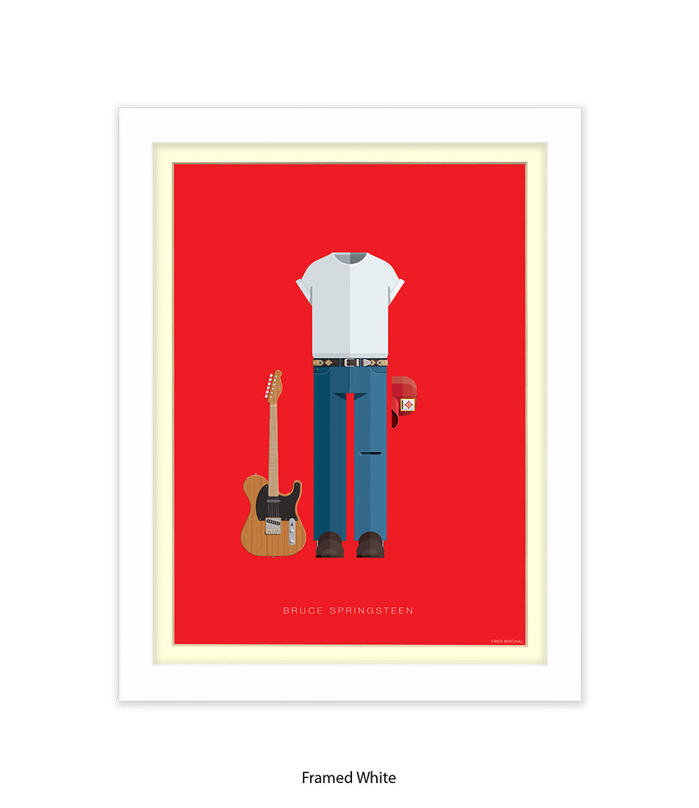 Bruce Springsteen Fred Birchal Art Print