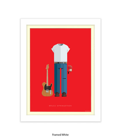 Bruce Springsteen Fred Birchal Art Print