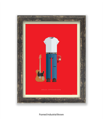 Bruce Springsteen Fred Birchal Art Print