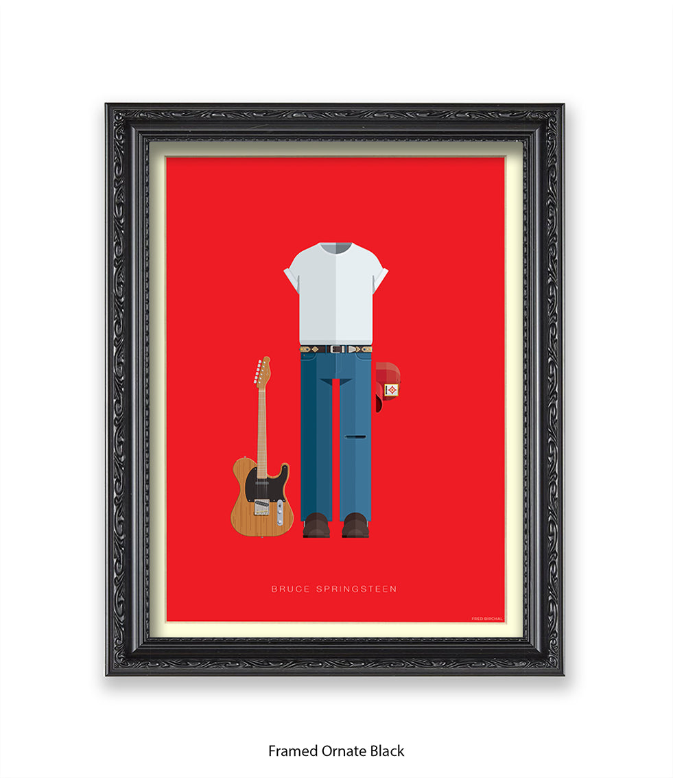 Bruce Springsteen Fred Birchal Art Print