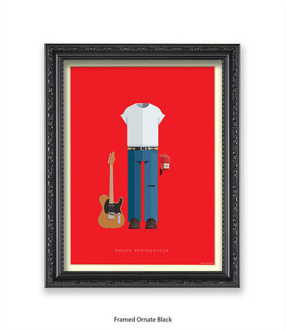 Bruce Springsteen Fred Birchal Art Print