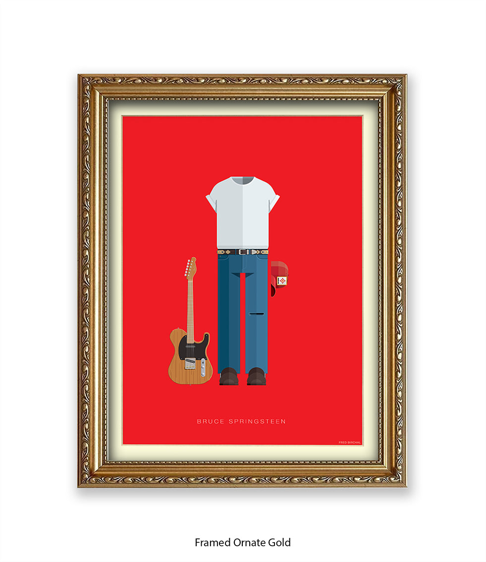 Bruce Springsteen Fred Birchal Art Print