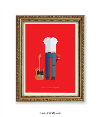 Bruce Springsteen Fred Birchal Art Print