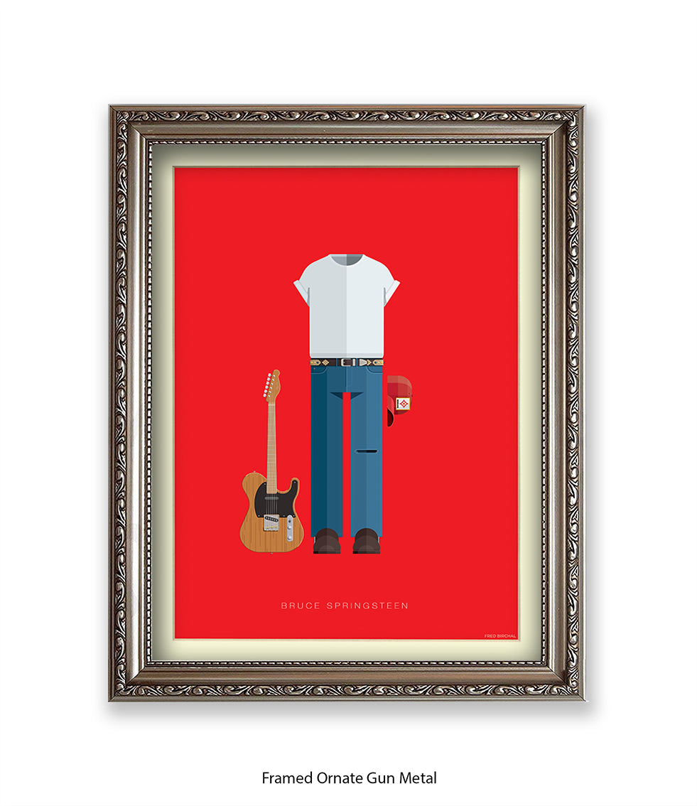 Bruce Springsteen Fred Birchal Art Print