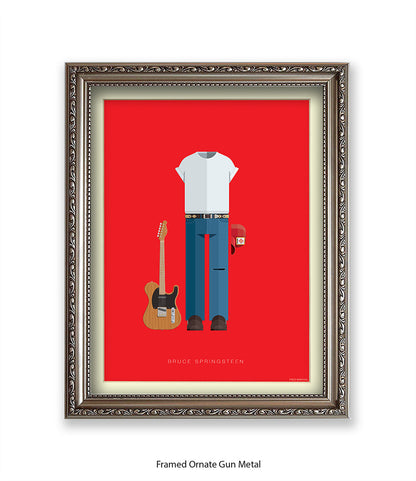 Bruce Springsteen Fred Birchal Art Print