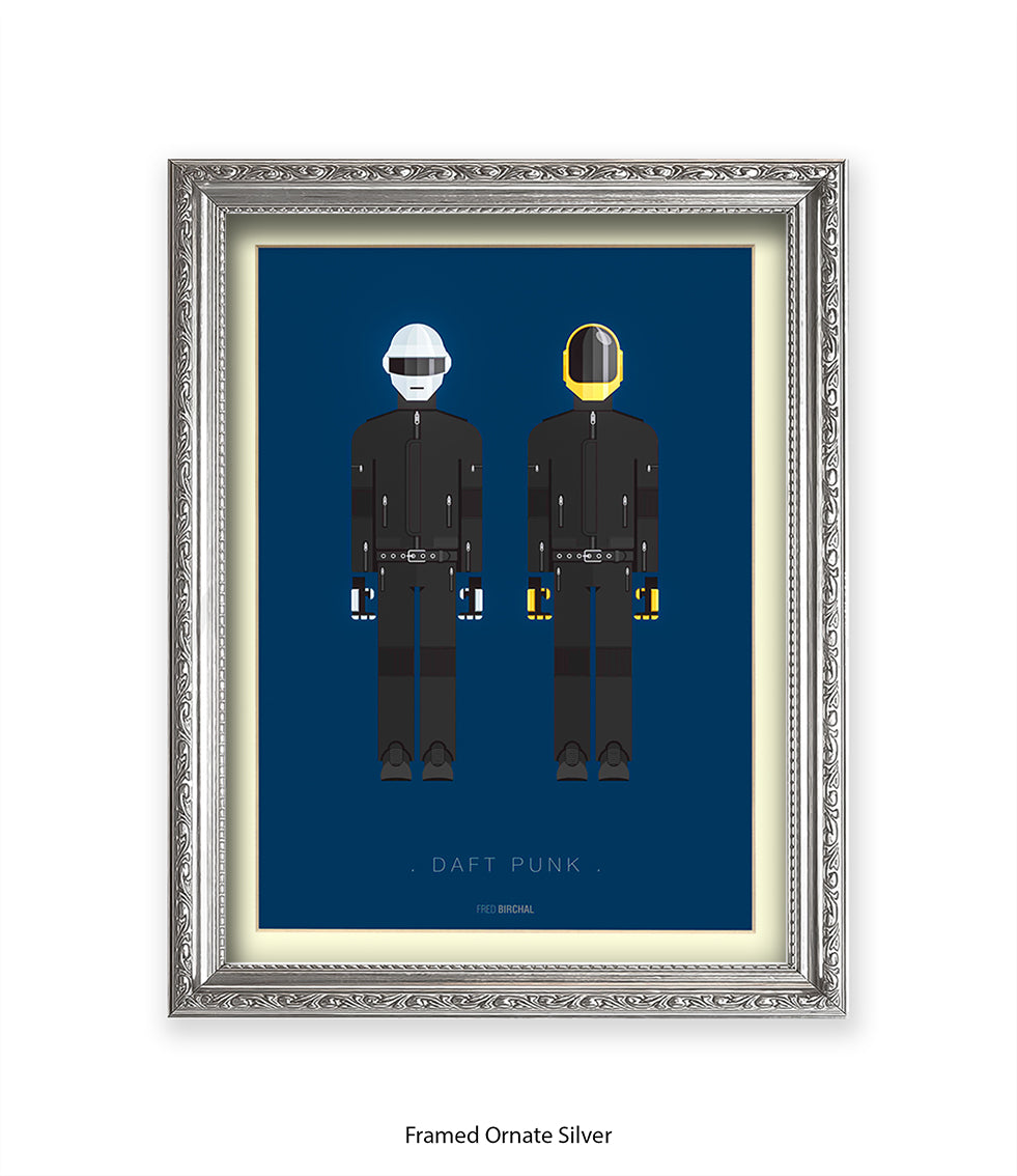 Daft Punk Fred Birchal Art Print
