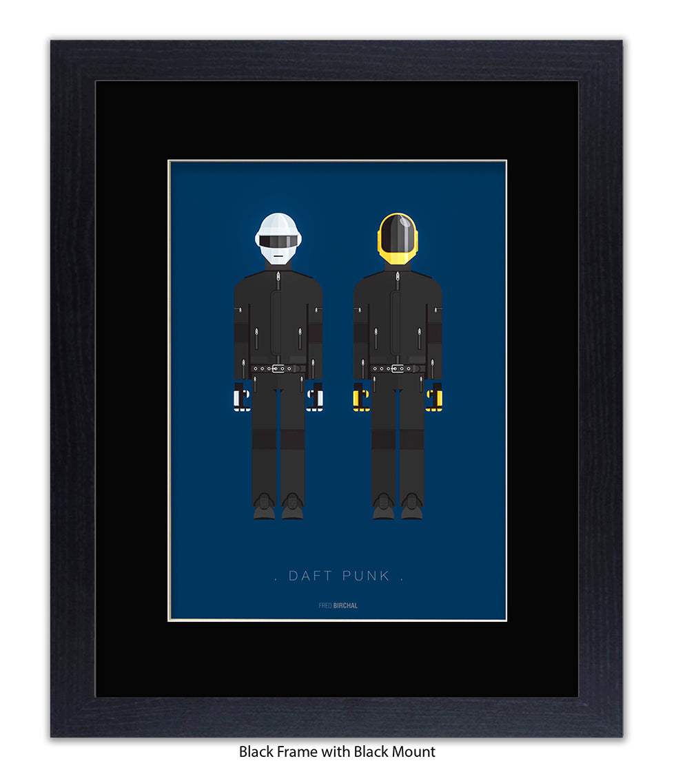 Daft Punk Fred Birchal Art Print