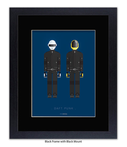 Daft Punk Fred Birchal Art Print
