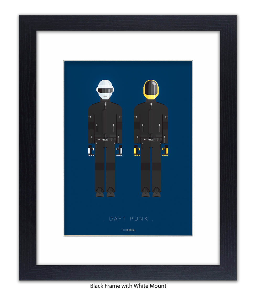 Daft Punk Fred Birchal Art Print