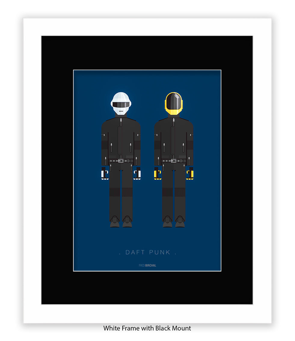 Daft Punk Fred Birchal Art Print