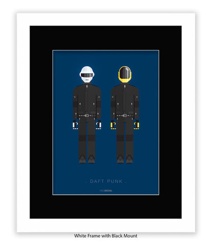 Daft Punk Fred Birchal Art Print