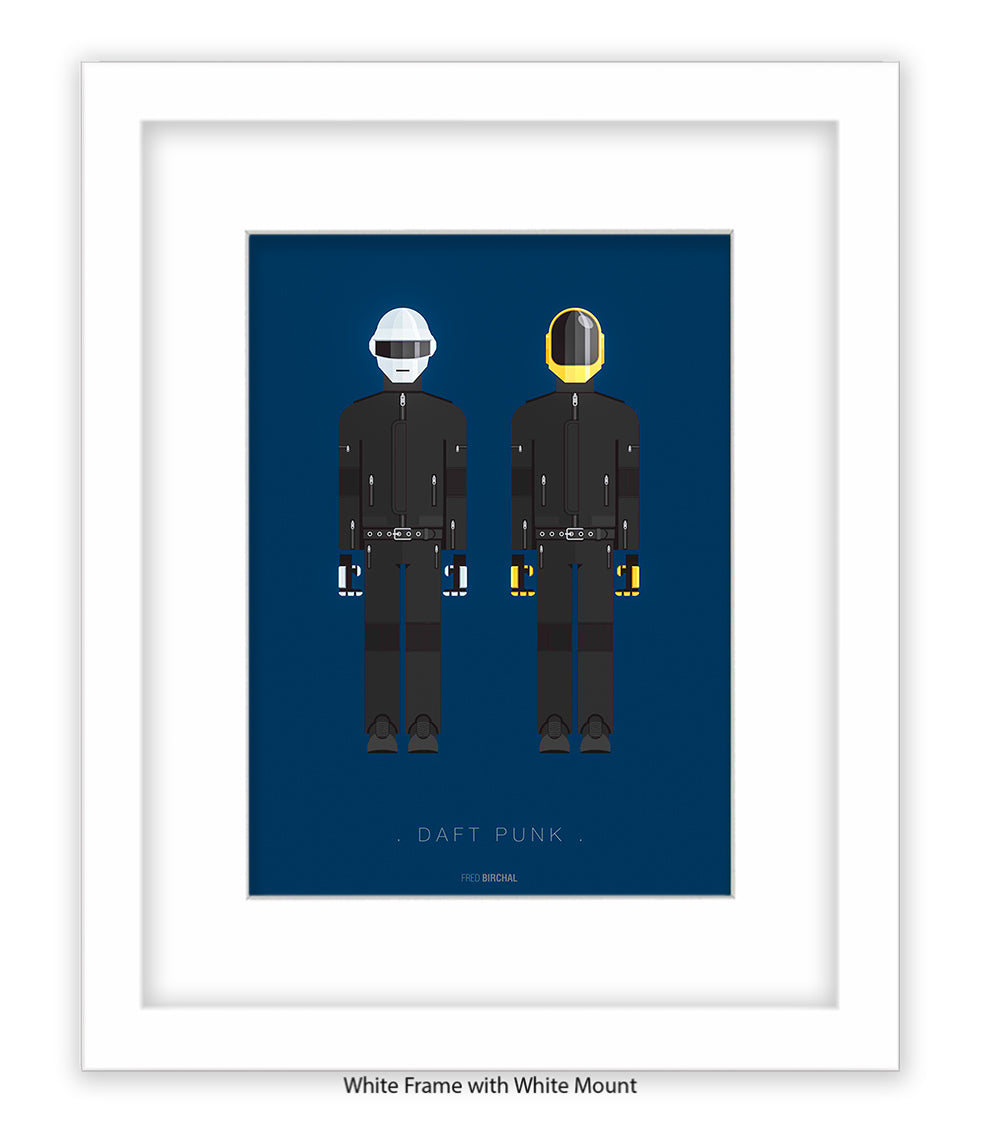 Daft Punk Fred Birchal Art Print