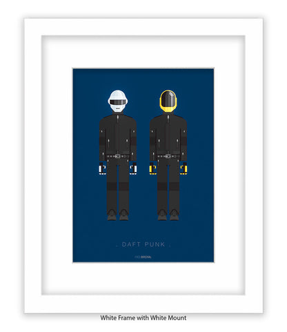 Daft Punk Fred Birchal Art Print