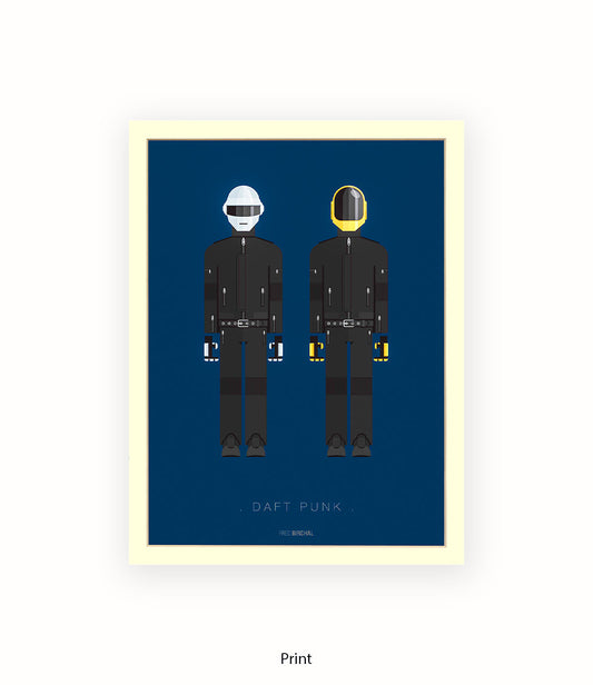 Daft Punk Fred Birchal Art Print