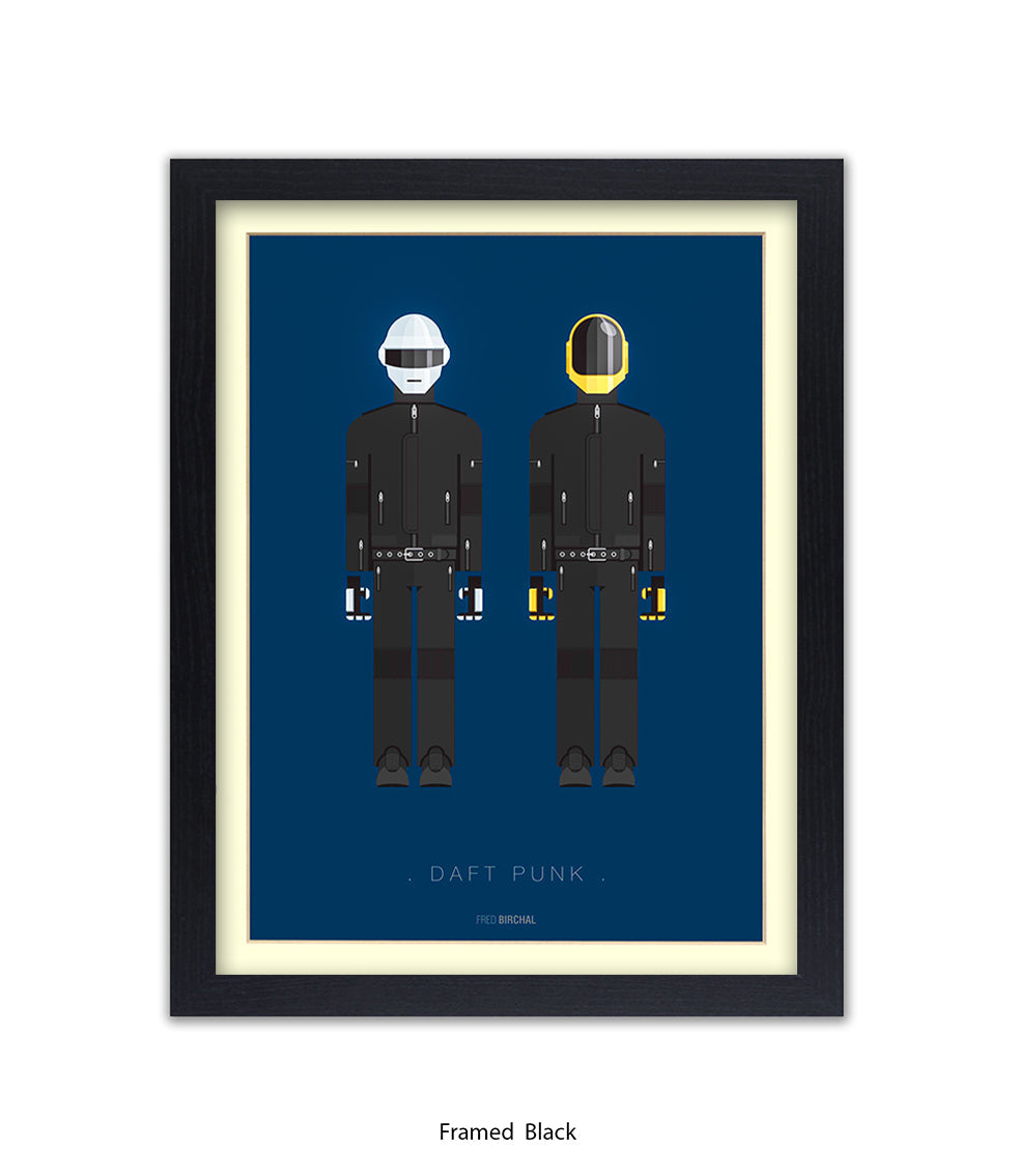 Daft Punk Fred Birchal Art Print
