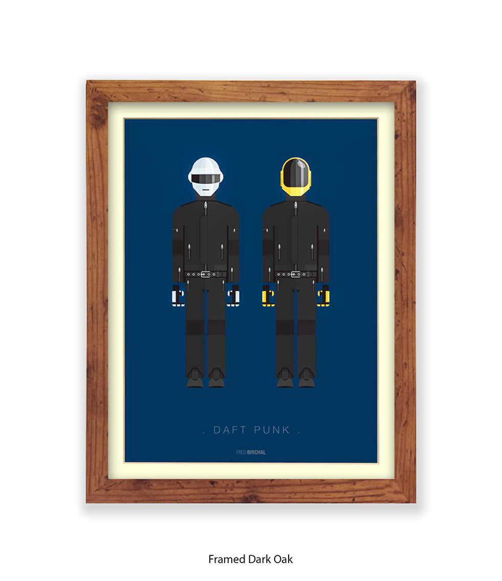 Daft Punk Fred Birchal Art Print