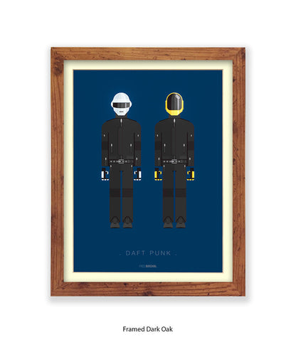 Daft Punk Fred Birchal Art Print