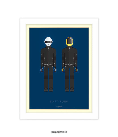 Daft Punk Fred Birchal Art Print