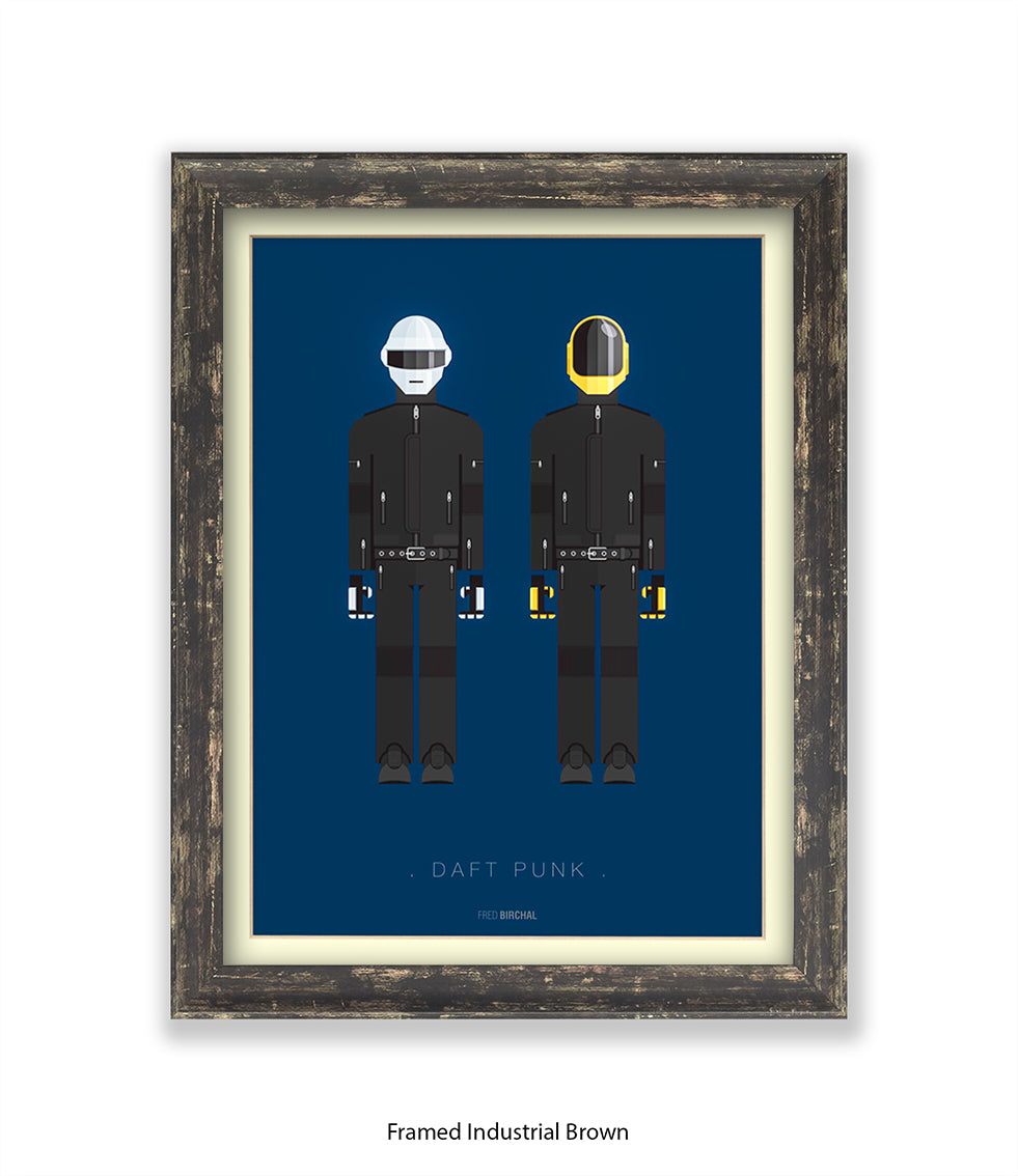 Daft Punk Fred Birchal Art Print