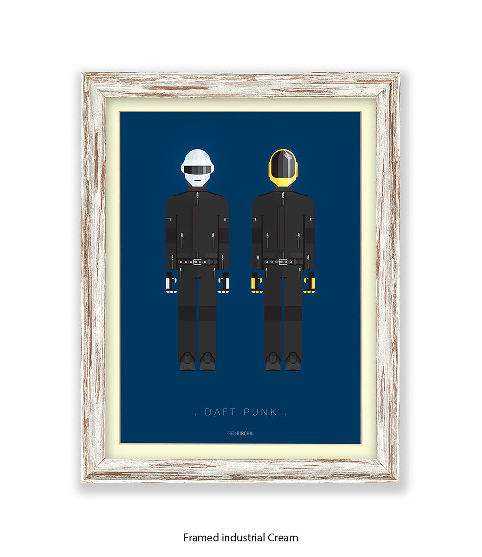 Daft Punk Fred Birchal Art Print