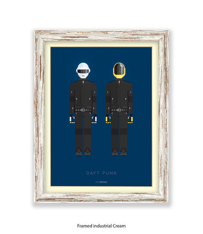 Daft Punk Fred Birchal Art Print