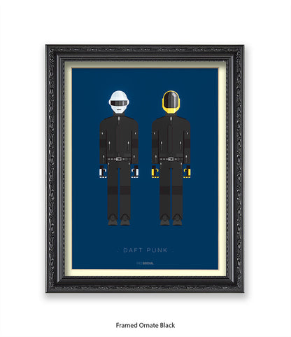 Daft Punk Fred Birchal Art Print